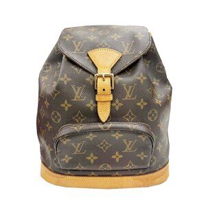 LOUIS VUITTON Brown Monogram Canvas Backpack